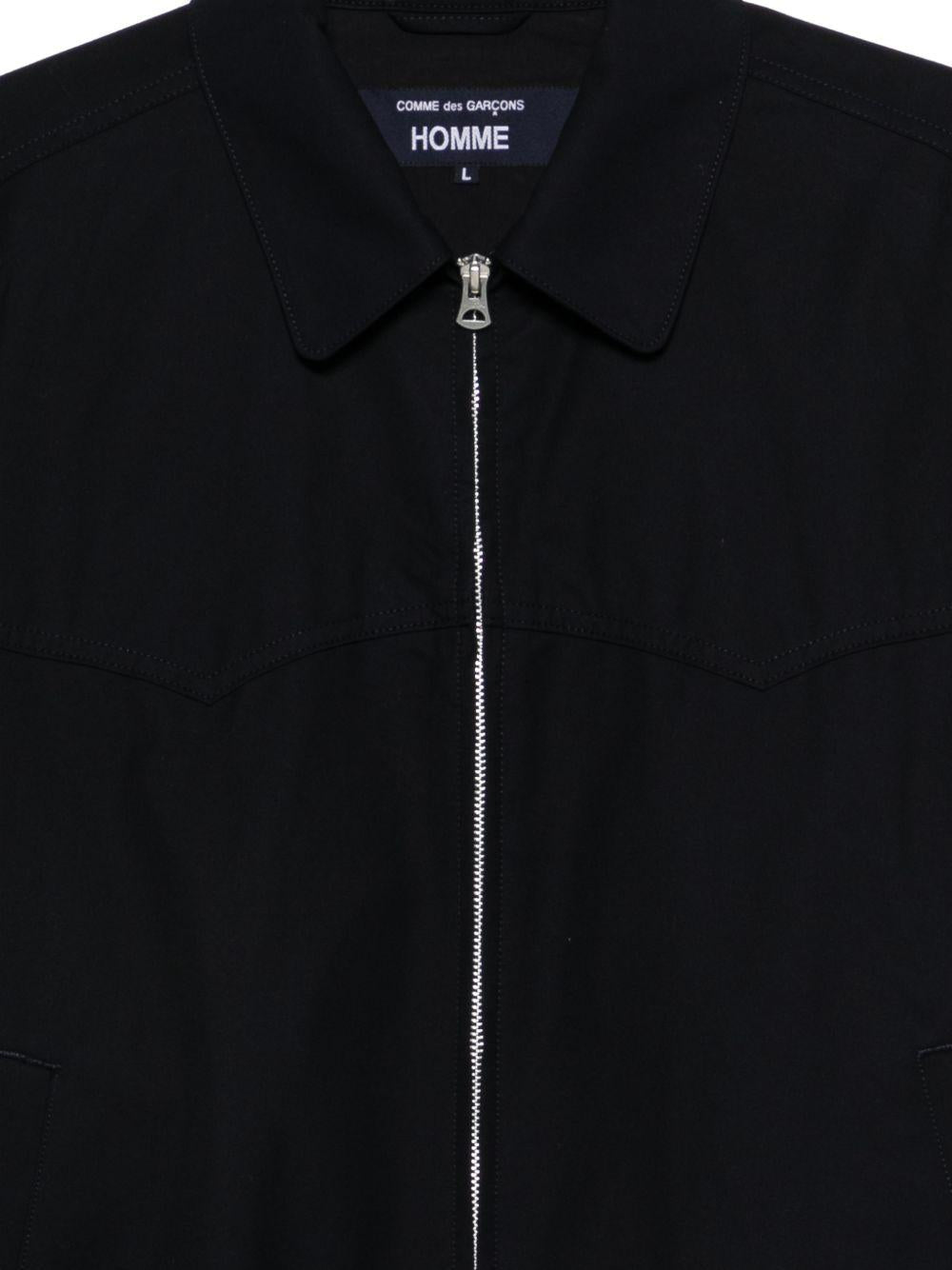 Giacca con zip in blu Comme des Garçons Homme - uomo 