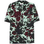 Camicia con design floreale carltone in verde Dries van noten - uomo 