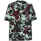 Camicia con design floreale carltone in verde Dries van noten - uomo 