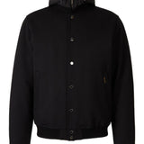 Giacca Callum con cappuccio in nero Moorer - uomo 