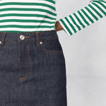 Gonna midi denim in blu A.P.C. - donna 