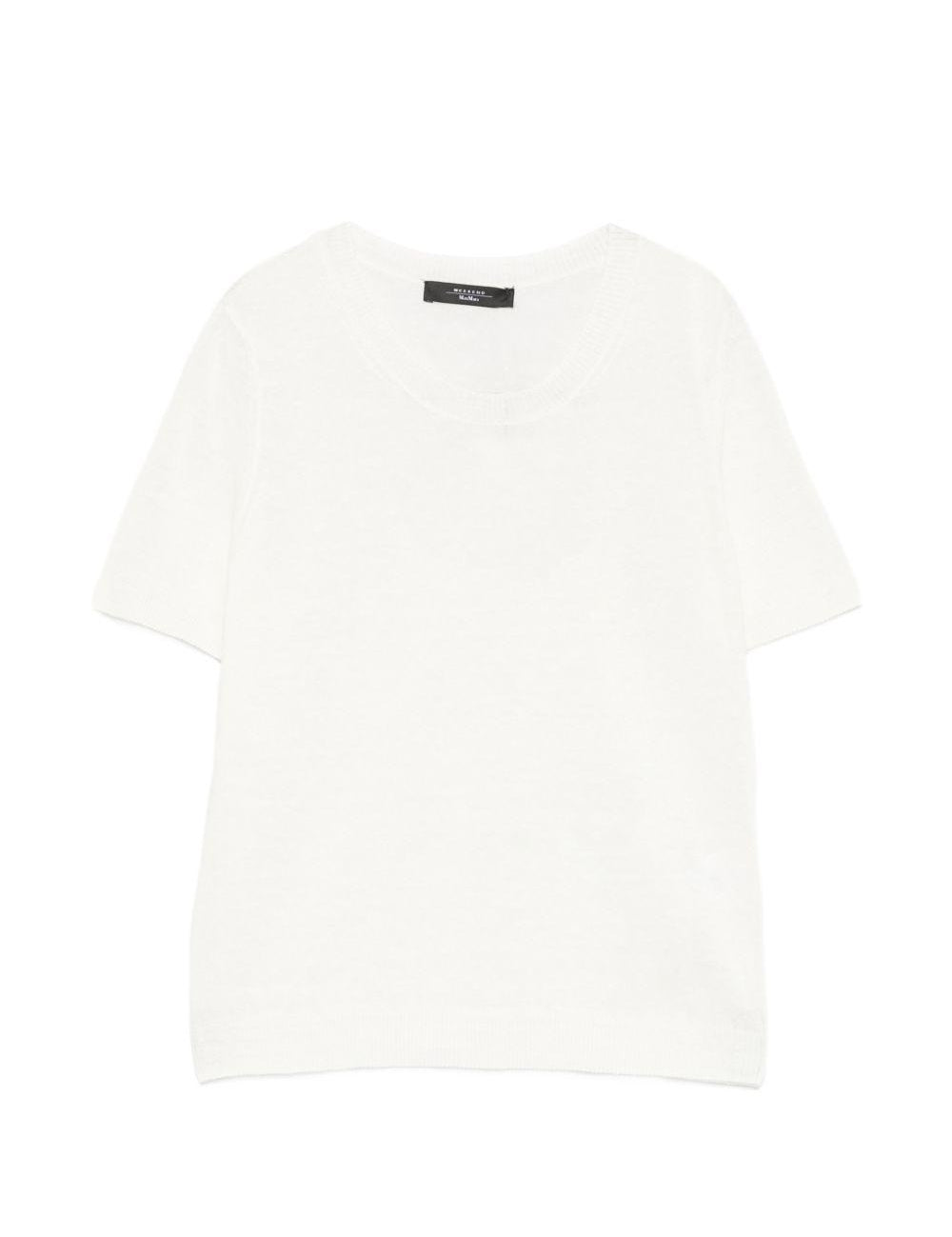 Top girocollo Wkdpancone in bianco Maxmara weekend - donna 