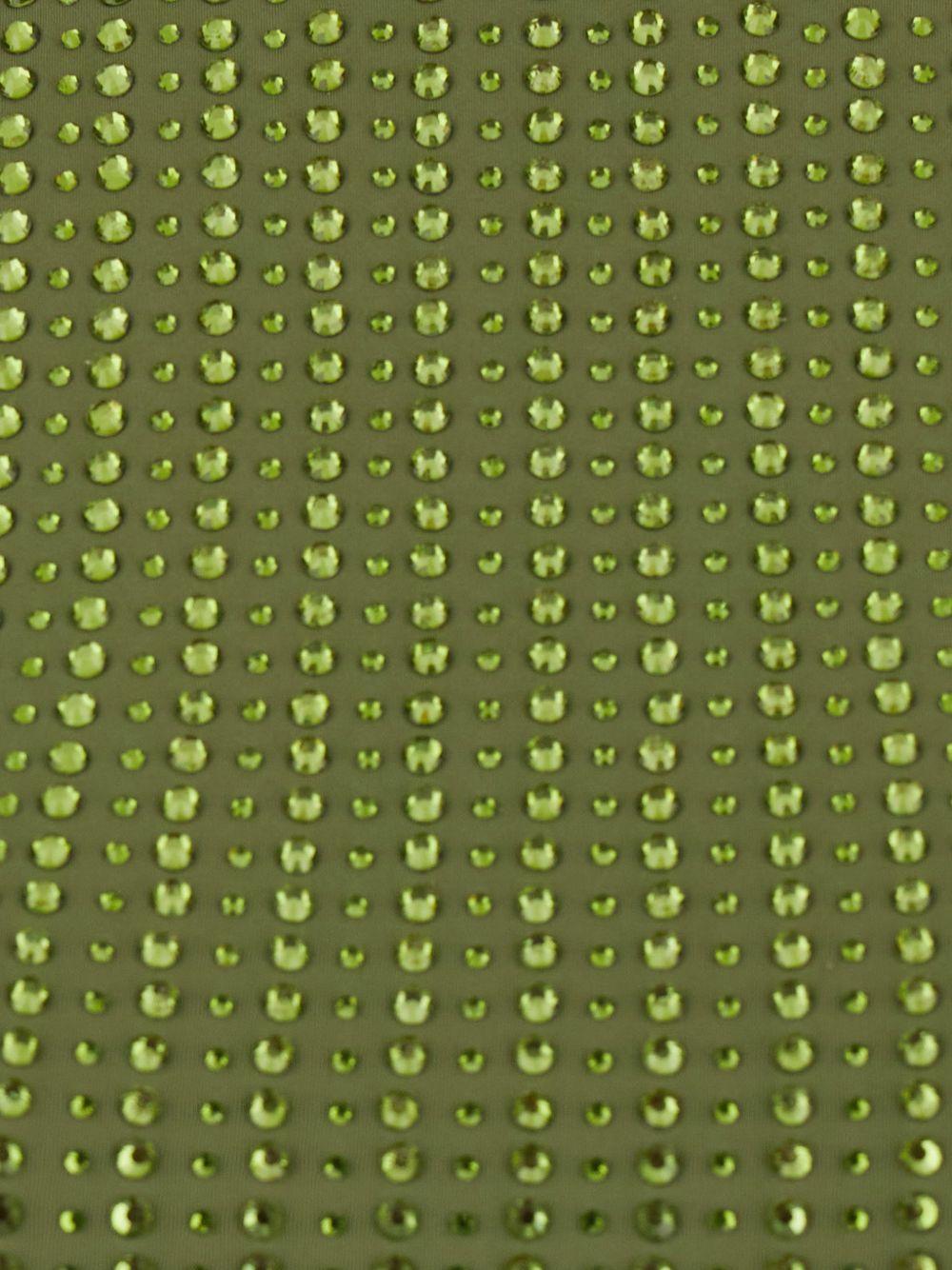 Costume da bagno con strass in verde Venuja - donna 