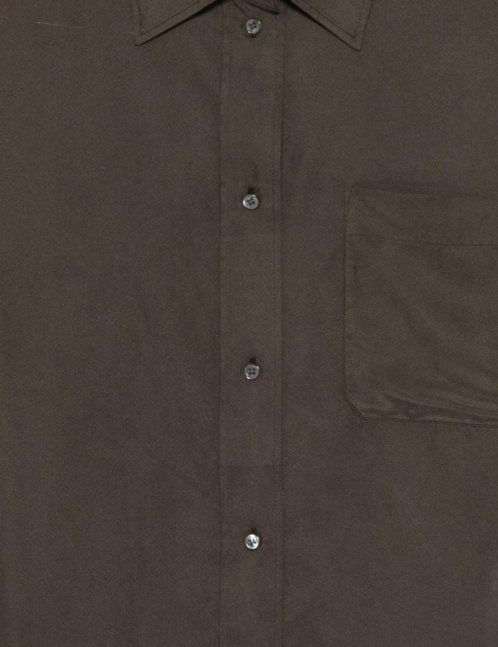 Camicia con taschino in verde Soeur - donna 