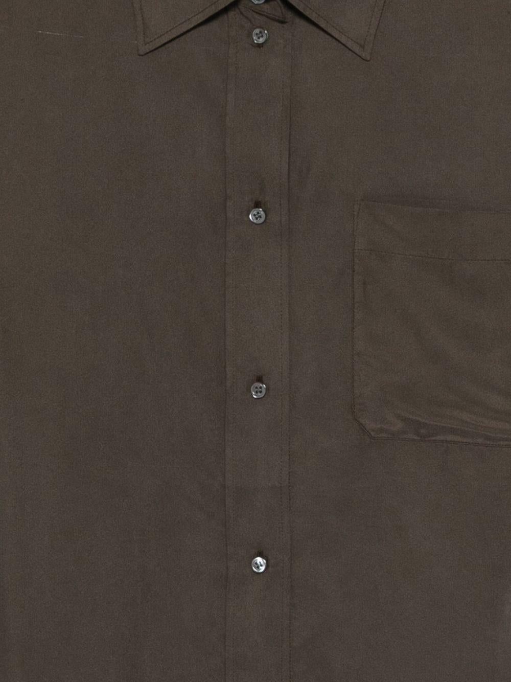 Camicia con taschino in verde Soeur - donna 