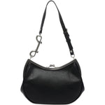 Borsa a spalla con placca Orb in nero Vivienne Westwood - donna 