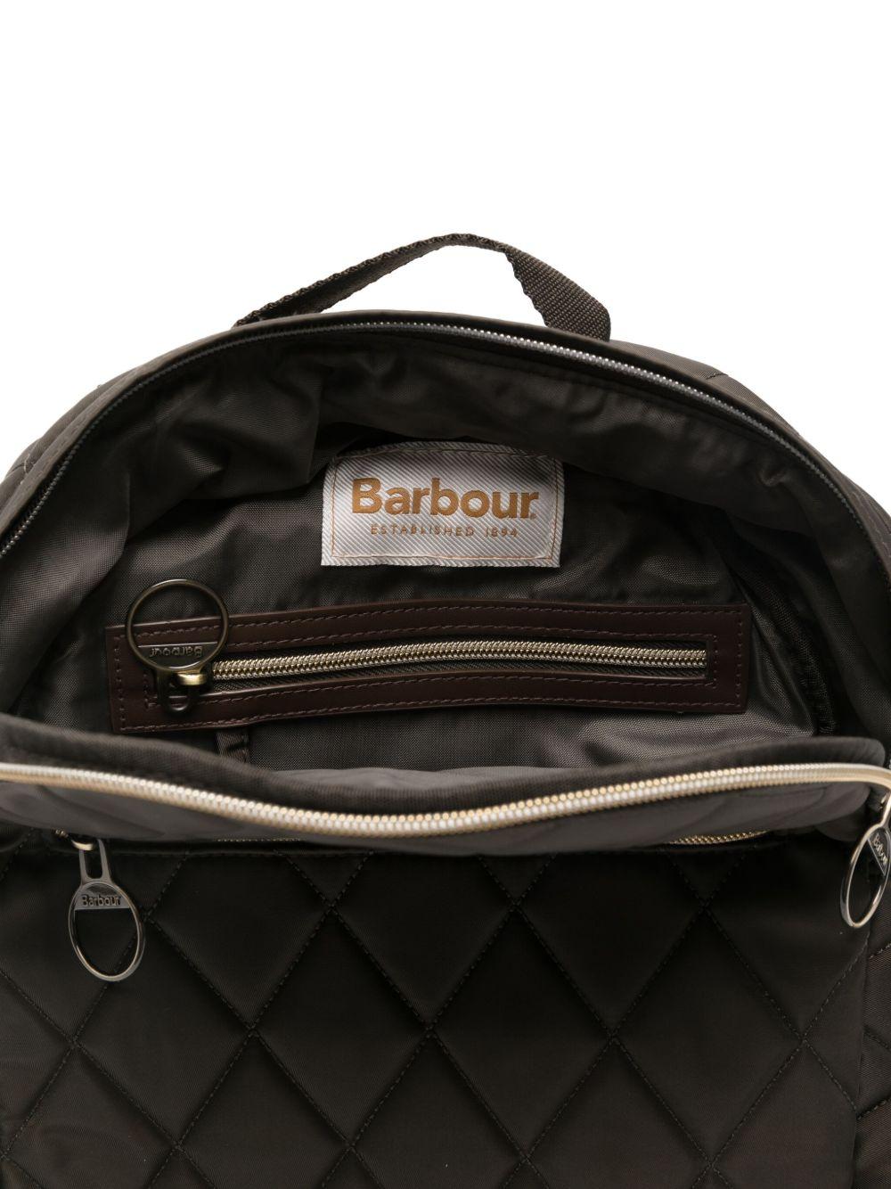 Zaino trapuntato in verde Barbour - donna 