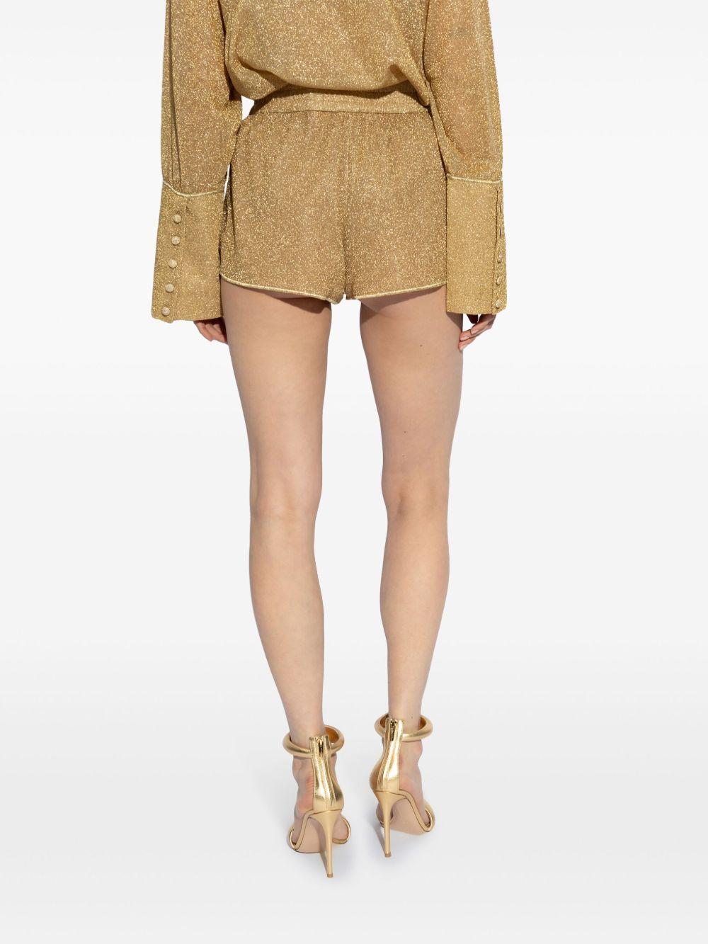 Shorts Lumière in oro Oséree - donna 