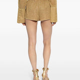 Shorts Lumière in oro Oséree - donna 