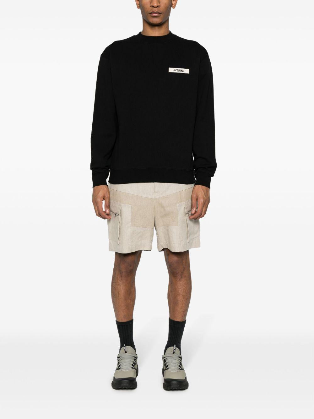 Felpa Le Sweatshirt Gros Grain in nero 