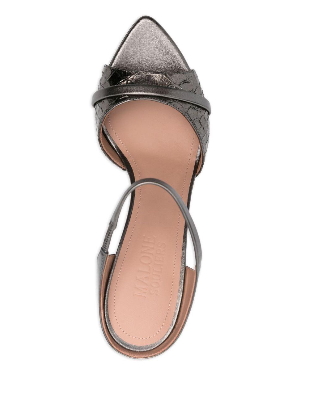 Sandali una a tacco alto in bronzo Malone souliers - donna 