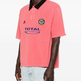 Polo con logo in rosa Martine rose - uomo 