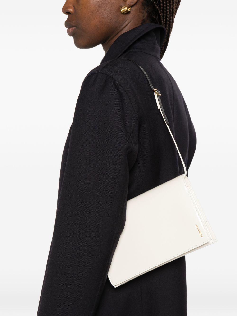 Borsa a spalla file in bianco Jil sander - donna 