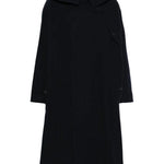 Cappotto con cappuccio in blu Yohji yamamoto - uomo 