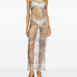 Copricostume in rete in blu Diesel - donna 