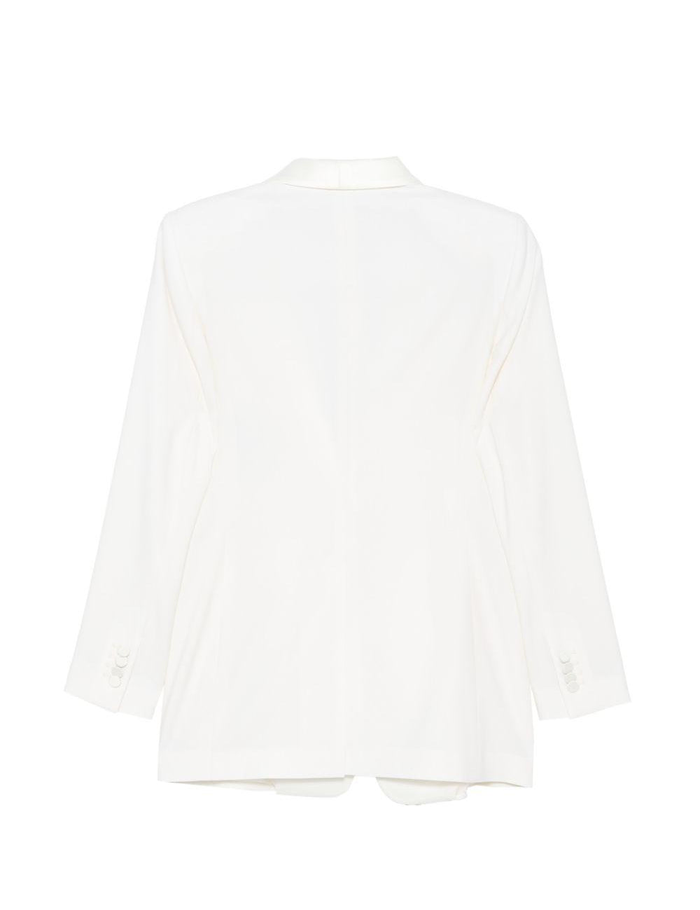 Completo Lou con revers a scialle in bianco Tagliatore - donna 