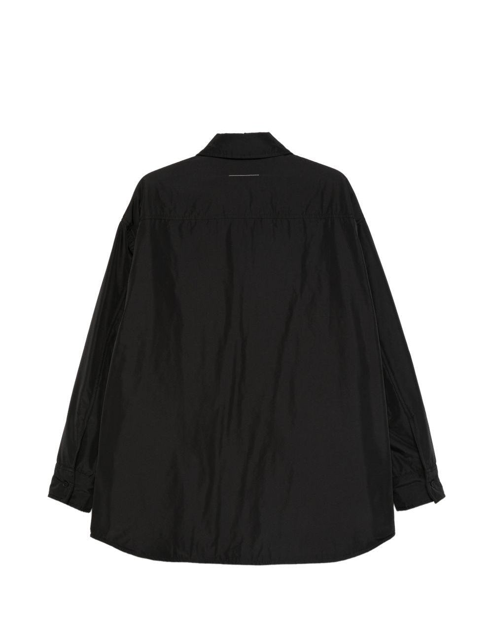 Camicia oversize in nero MM6 Maison Margiela - uomo 