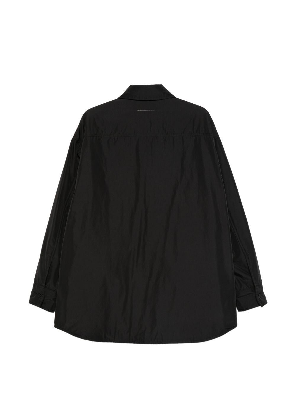 Camicia oversize in nero MM6 Maison Margiela - uomo 
