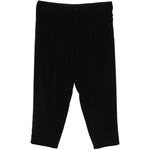 Pantaloni con pieghe frontali in nero Yohji yamamoto - uomo 