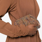 Clutch Venus piccola con cristalli multicolor Benedetta Bruzziches - donna 
