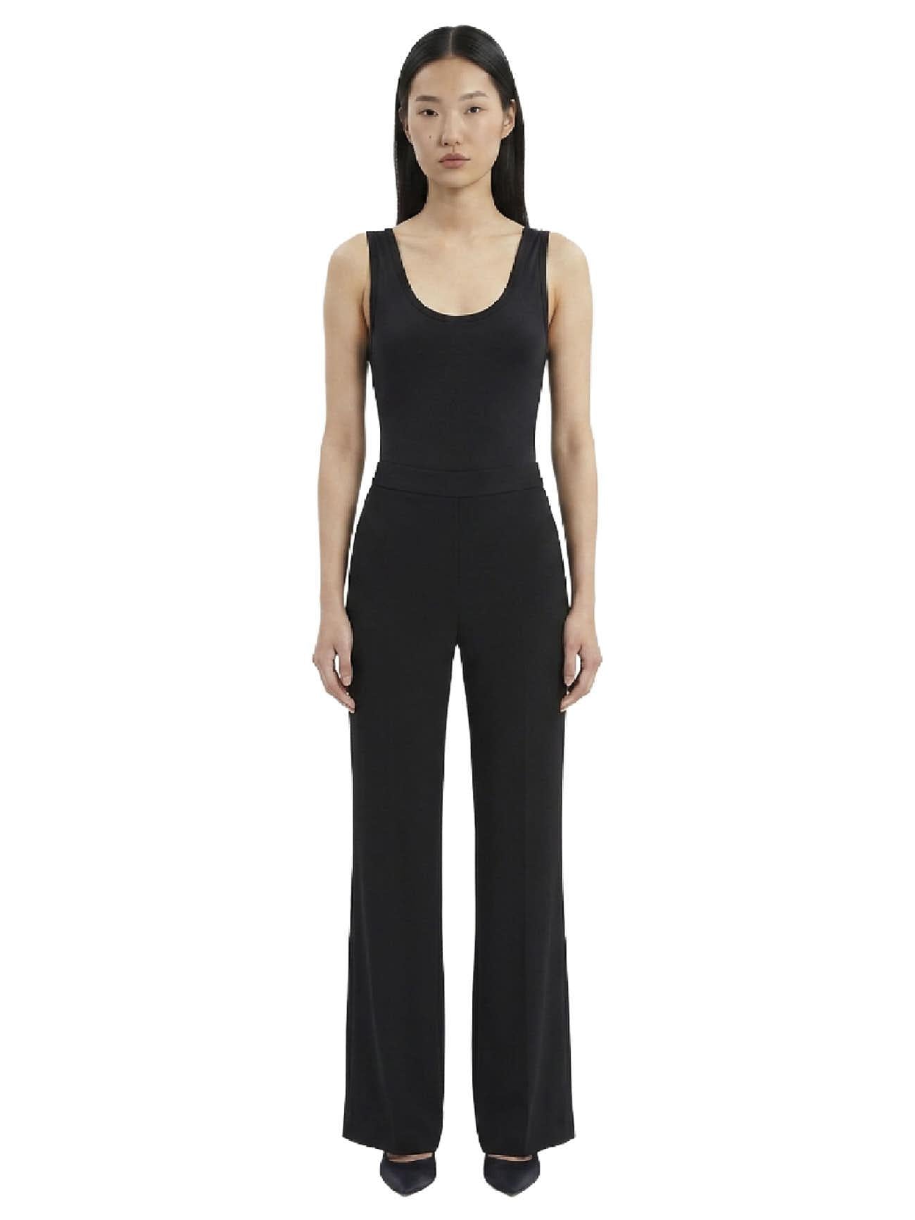 Body opaque con scollatura a u in nero Wardrobe NYC - donna 