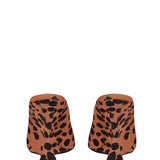 Mules con stampa nimalier Nina in marrone Paris Texas - donna 