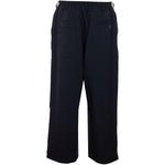 Pantaloni elasticizzati a larga costina in nero Y-3 - uomo 