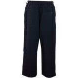 Pantaloni elasticizzati a larga costina in nero Y-3 - uomo 