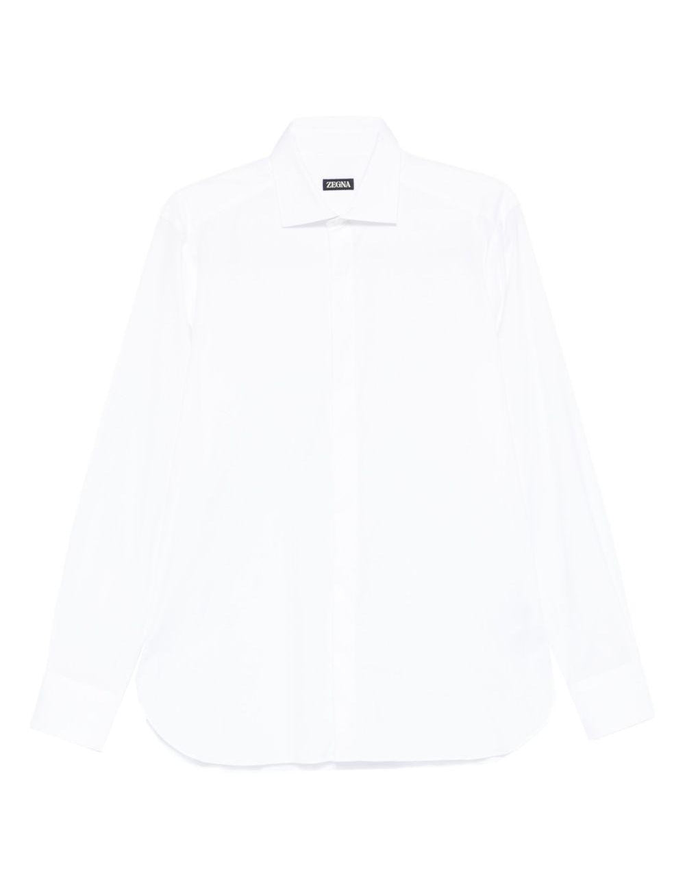 Camicia classica in bianco Zegna - uomo 