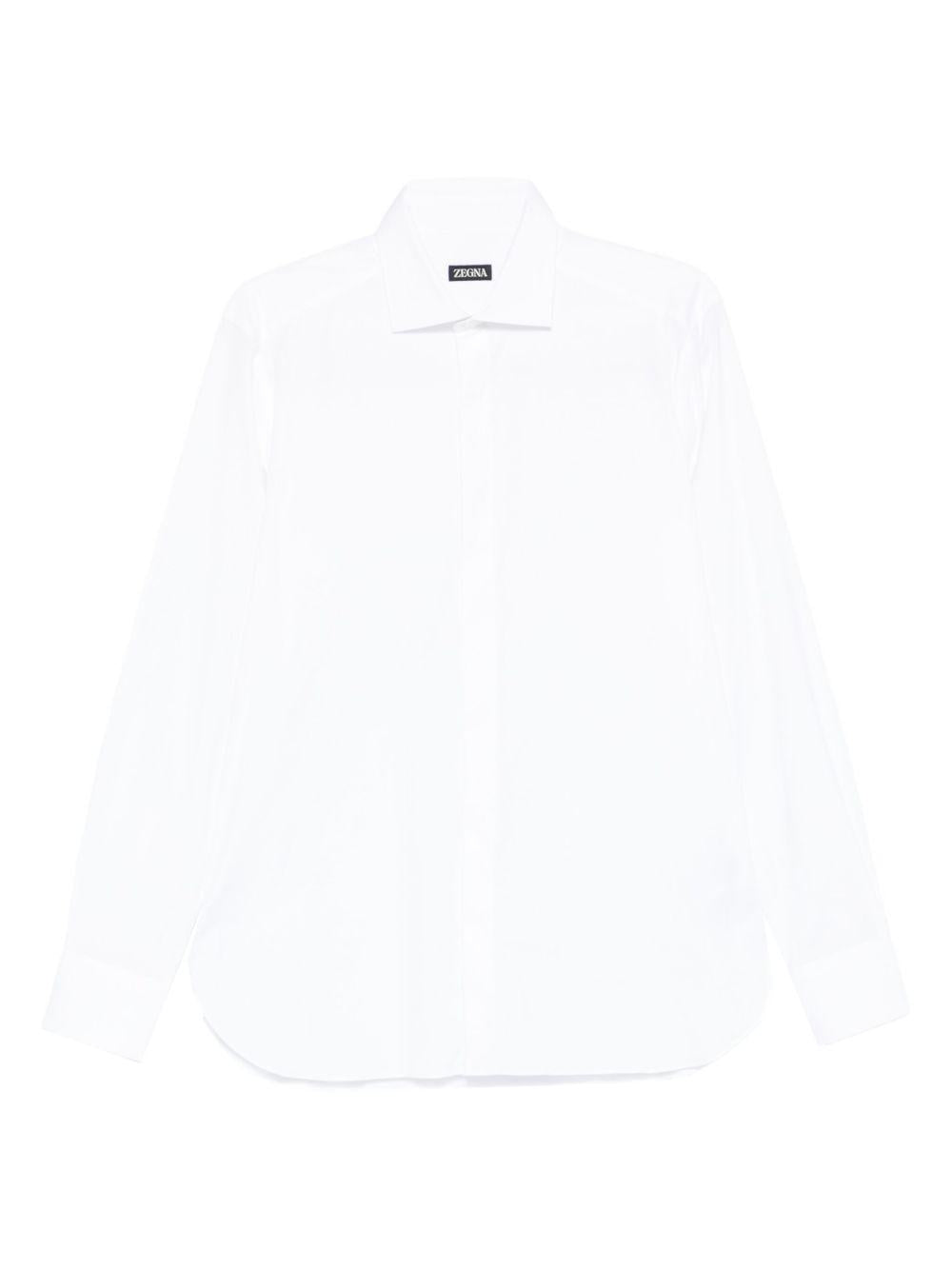 Camicia classica in bianco Zegna - uomo 