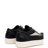 Sneakers basse vintage in nero 