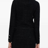 Giacca con bottoni gioiello in nero Alessandra Rich - donna 