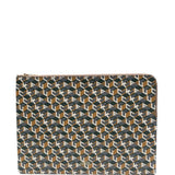 Clutch con stampa multicolore 