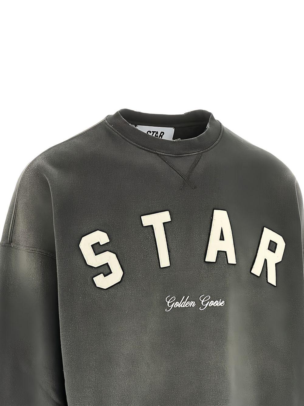 Felpa Loose in grigio Golden goose - unisex 