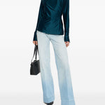 Jeans con tasche in blu Victoria beckham - donna 