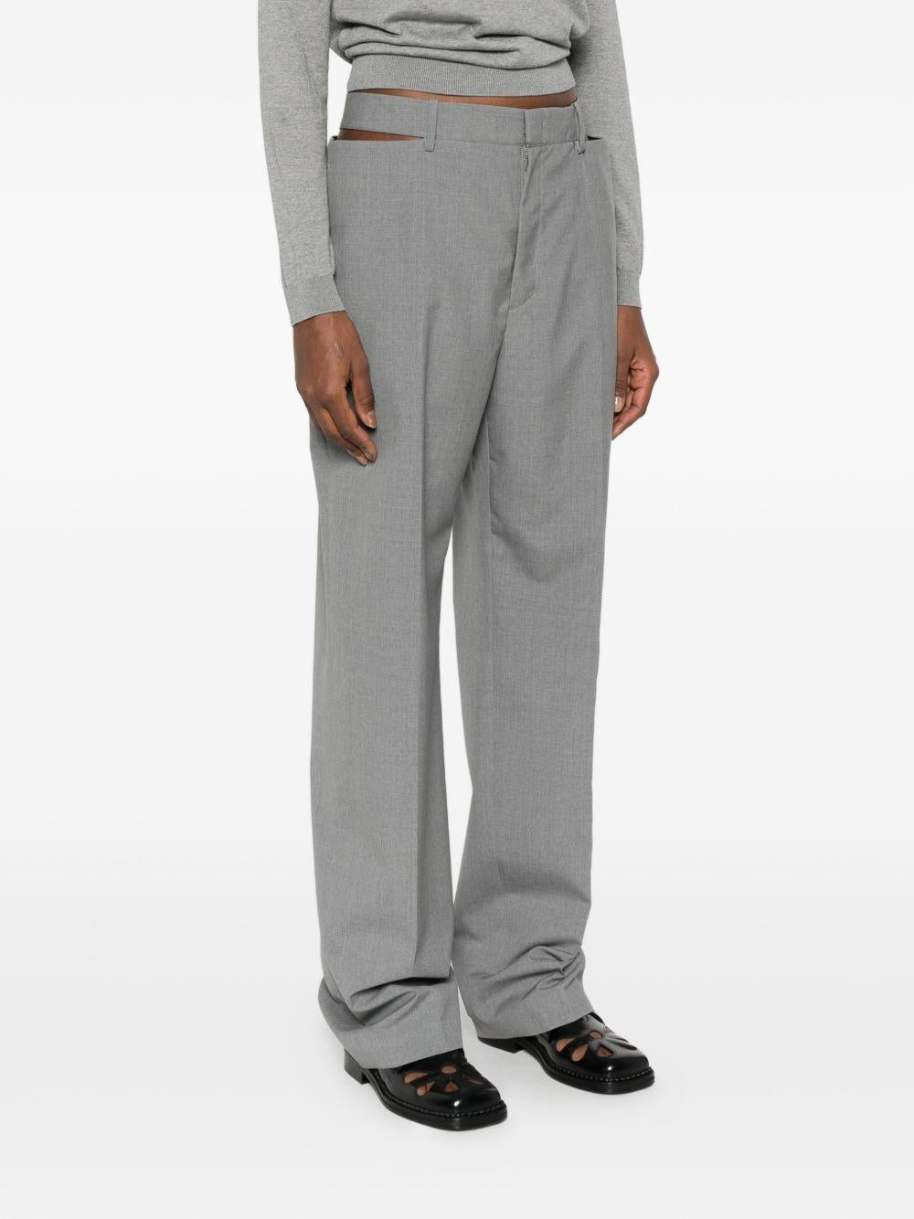 Pantaloni 140 in grigio jil sander - donna 