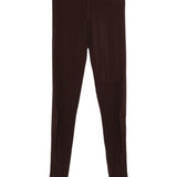 Leggings con logo in marrone Jil Sander - donna 