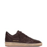 Sneakers ball star in marrone Golden goose - uomo 