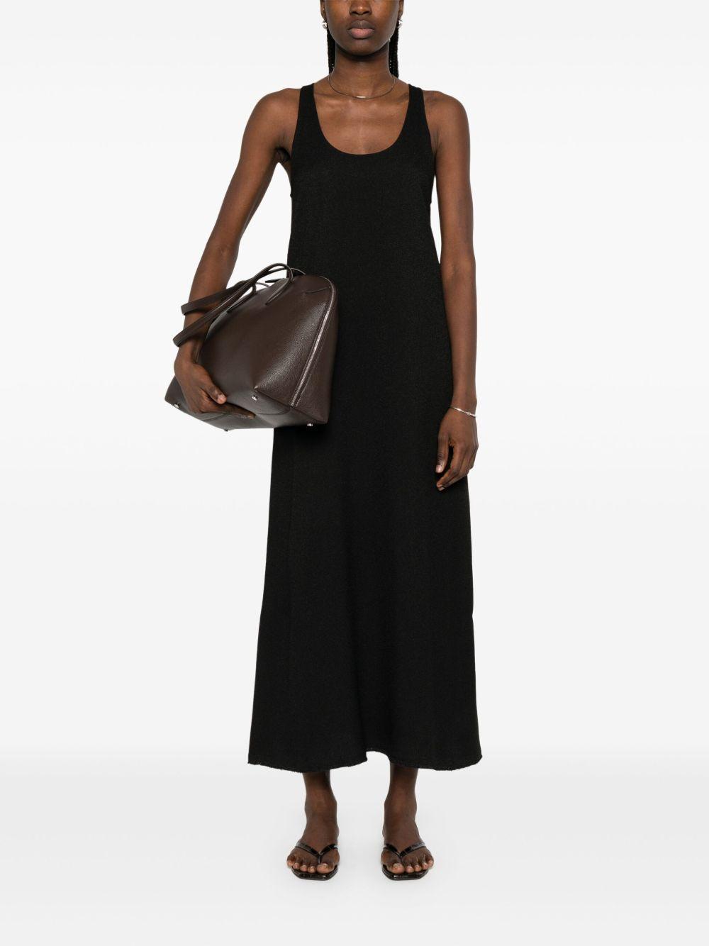 Abito midi smanicato in nero Toteme - donna 