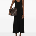 Abito midi smanicato in nero Toteme - donna 