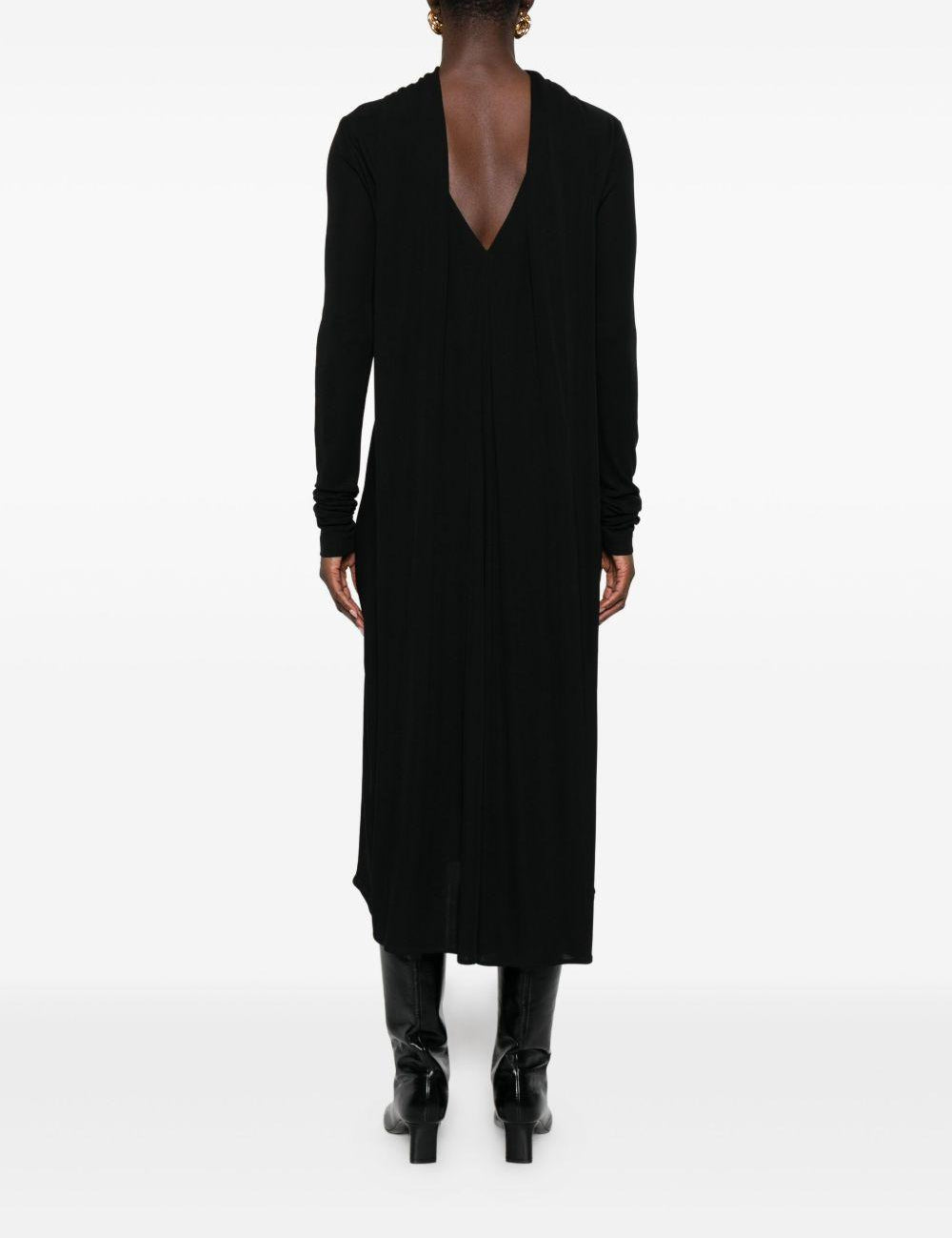 Abito a maniche lunghe Cocoon in nero Toteme - donna 