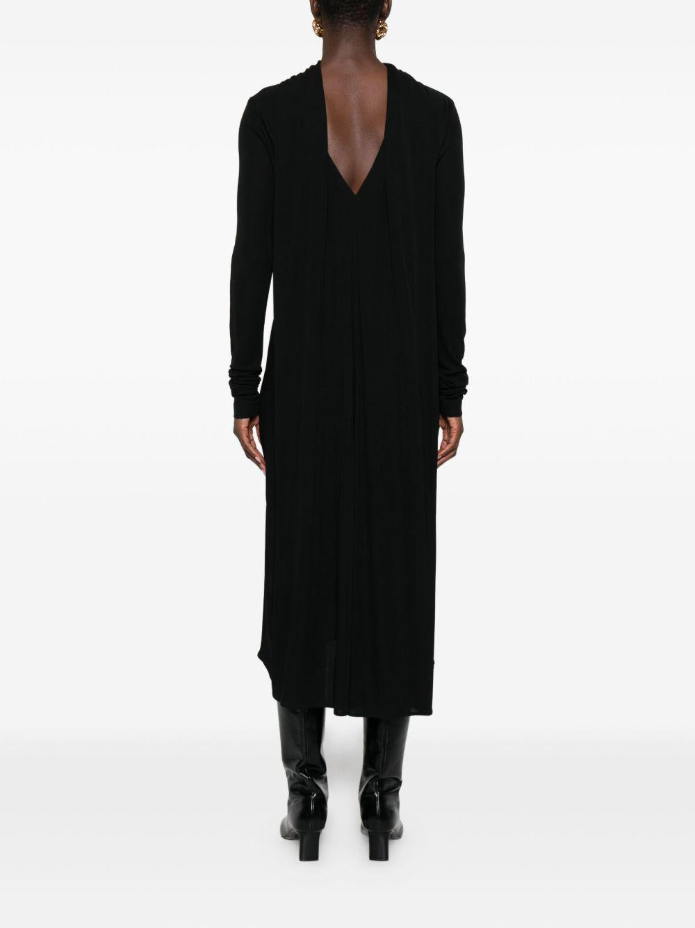 Abito a maniche lunghe Cocoon in nero Toteme - donna 