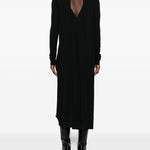 Abito a maniche lunghe Cocoon in nero Toteme - donna 
