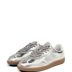 Sneakers Tb.490 pelle metallizzata argento 
