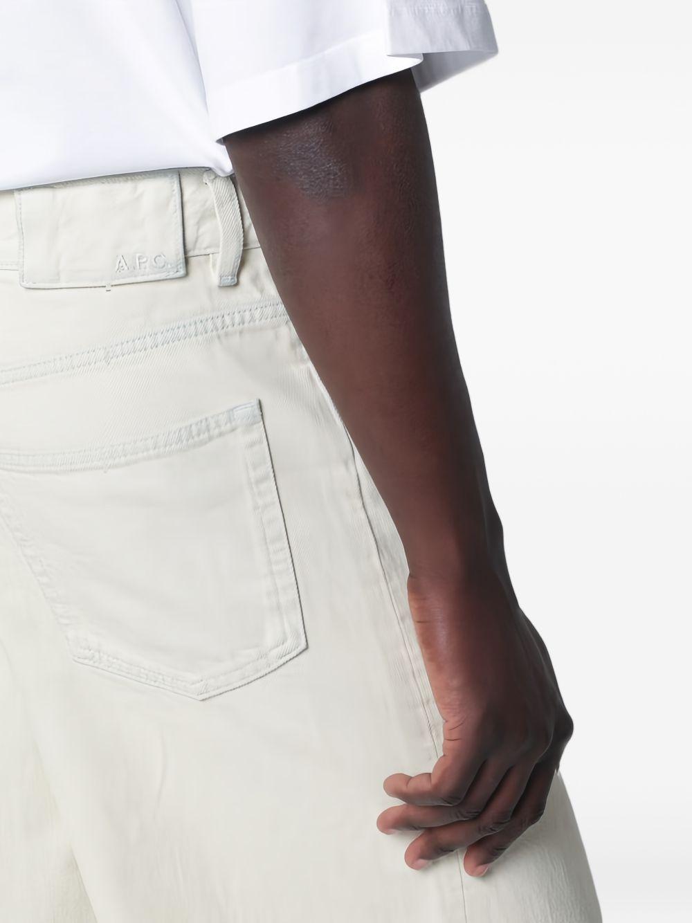 Jeans Clyde in avorio A.P.C. - uomo 