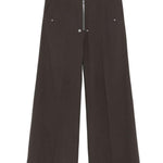 Pantaloni con zip in grigio Rick Owens - uomo 
