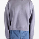 Felpa ricamata in viola Erl - unisex 