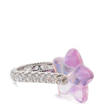 Anello decorato con stelle in rosa Yvmin - donna 