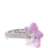 Anello decorato con stelle in rosa Yvmin - donna 
