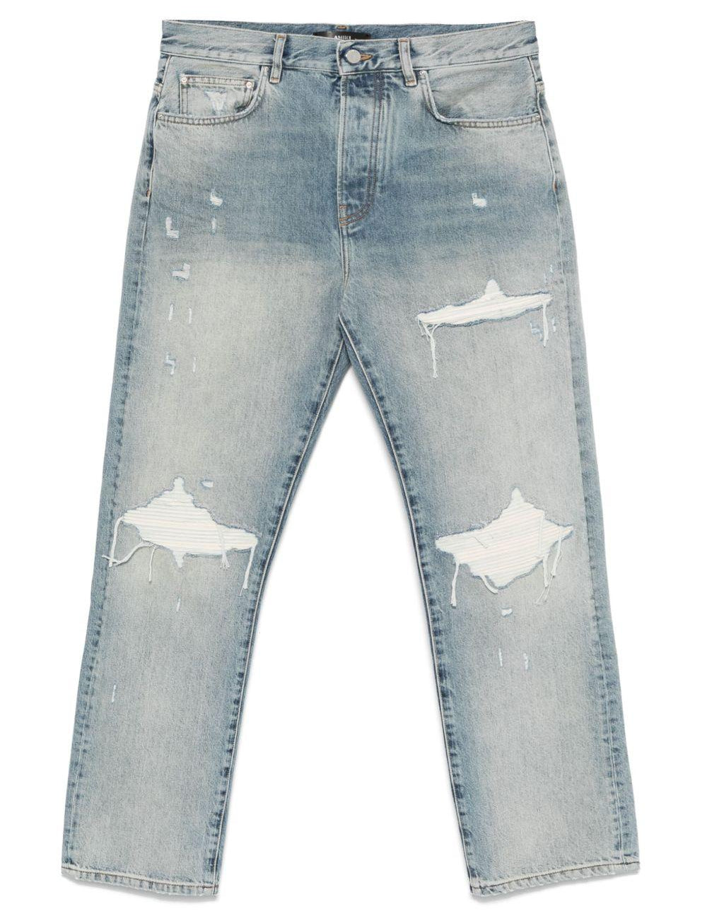 Jeans di cotone in blu Amiri - uomo 